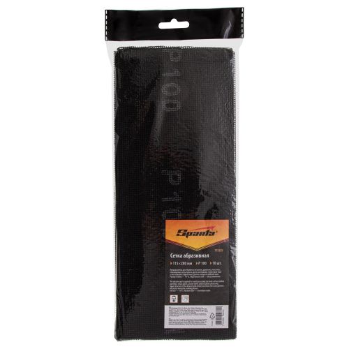 Сетка абразивная, P 100, 115 х 280 мм, 10 шт Sparta купить в Москве с доставкой по всей России | ProtosMarket.ru