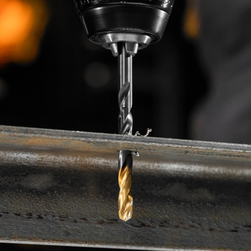 Набор сверл по металлу, 2-8мм, Р6М5К8-TiN, Golden Tip, 6 шт Denzel купить в Москве с доставкой по всей России | ProtosMarket.ru