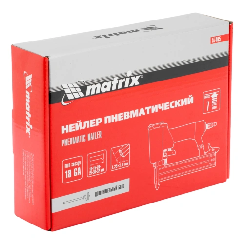 Нейлер пневматический для гвоздей от 10 до 32 мм Matrix по ценам производителя в Москве с доставкой по всей России