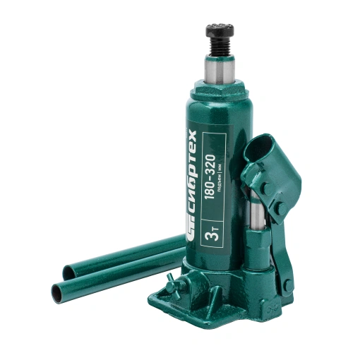 Домкрат гидравлический бутылочный, 3 т, 180-320 мм, в пласт. кейсе Сибртех купить в Москве с доставкой по всей России | ProtosMarket.ru