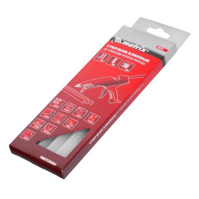 Стержни клеевые, прозрачные, 11 х 200 мм, в упаковке 6 шт Matrix купить в Москве с доставкой по всей России | ProtosMarket.ru