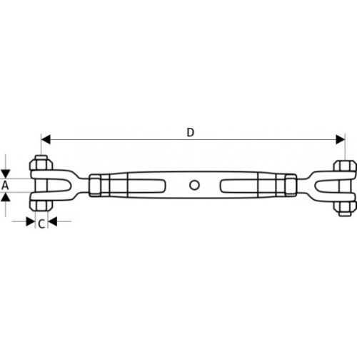 Талреп вилка - вилка DIN 1478, М45 купить в Москве с доставкой по всей России | ProtosMarket.ru