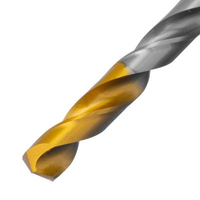 Сверло спиральное по металлу 7,5 х 156 мм, Р6М5, Golden Tip, удлиненное Denzel купить в Москве с доставкой по всей России | ProtosMarket.ru