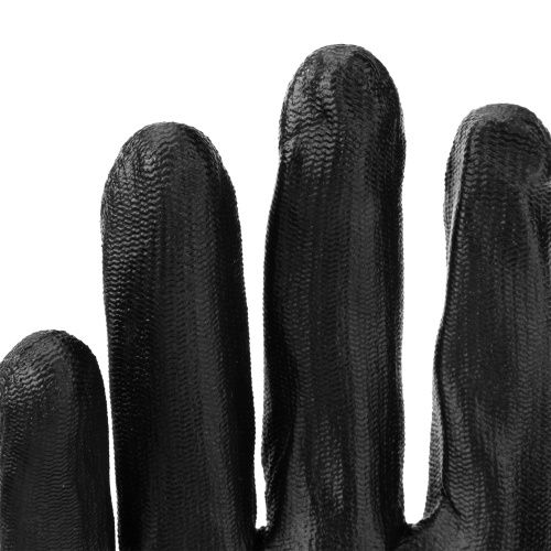 Перчатки полиэфирные с черным нитрильным покрытием маслобензостойкие, L, 15 класс вязки Stels купить в Москве с доставкой по всей России | ProtosMarket.ru