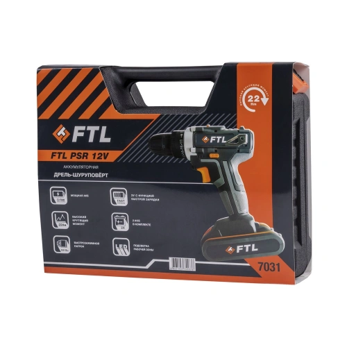 Аккумуляторная дрель-шуруповерт FTL PSR 12V купить в Москве с доставкой по всей России | ProtosMarket.ru