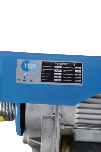 Таль электрическая TOR PA 500/1000 кг 12/6 м (серия T) купить в Москве с доставкой по всей России | ProtosMarket.ru