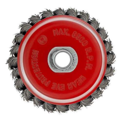 Щетка для УШМ, 100 мм, М14, "чашка", крученая проволока 0.5 мм Matrix купить в Москве с доставкой по всей России | ProtosMarket.ru