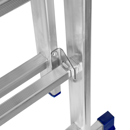 Лестница, 2 х 11 ступеней, алюминиевая, двухсекционная, Сибртех купить в Москве с доставкой по всей России | ProtosMarket.ru