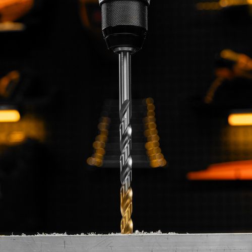 Сверло спиральное по металлу 11 х 195 мм, Р6М5, Golden Tip, удлиненное Denzel купить в Москве с доставкой по всей России | ProtosMarket.ru