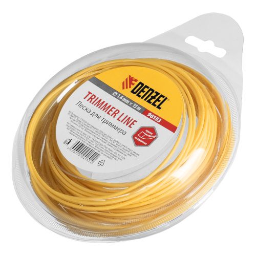 Леска для триммера квадратная, 1.6 мм х 15 м Denzel купить в Москве с доставкой по всей России | ProtosMarket.ru