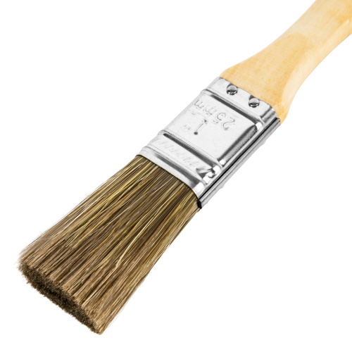 Кисть плоская "Евро" 1", смешанная щетина, деревянная ручка MTX купить в Москве с доставкой по всей России | ProtosMarket.ru