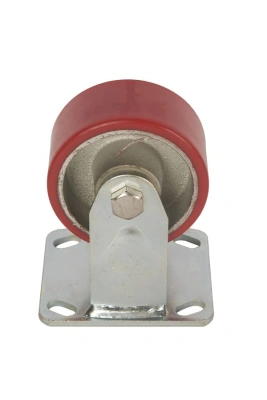 Колесо большегрузное неповоротное FCp 46 100 мм полиуретановое (F) купить в Москве с доставкой по всей России | ProtosMarket.ru