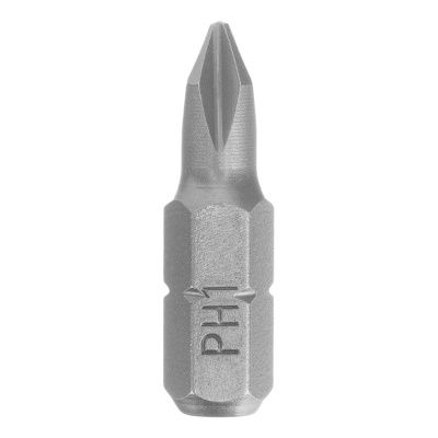 Бита PH1 x 25, сталь CrMo, 5 шт. Сибртех купить в Москве с доставкой по всей России | ProtosMarket.ru