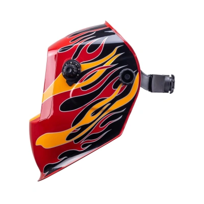 Маска сварщика КОРУНД-2 "огонь" (ф-р 7100V, пр-во FoxWeld/КНР),без коробки купить в Москве с доставкой по всей России | ProtosMarket.ru