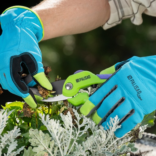 Секатор прямого реза, 210 мм, шестеренный привод, двухкомпонентные рукоятки, Palisad купить в Москве с доставкой по всей России | ProtosMarket.ru