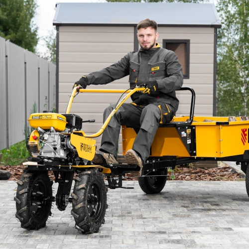 Мотоблок DPT-270S, 7 л.с., ремен.сцеп, фрез 3х4, ШОМ, передачи 2В/1Н Denzel купить в Москве с доставкой по всей России | ProtosMarket.ru