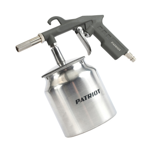 Пистолет пескоструйный PATRIOT GH 166А, бачок 0,75 л, макс  производительность 300 л/мин, давление 3-5 Бар купить в Москве с доставкой по всей России | ProtosMarket.ru