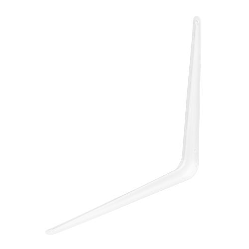 Кронштейн угловой с ребром, 350 х 400 мм, белый Сибртех купить в Москве с доставкой по всей России | ProtosMarket.ru