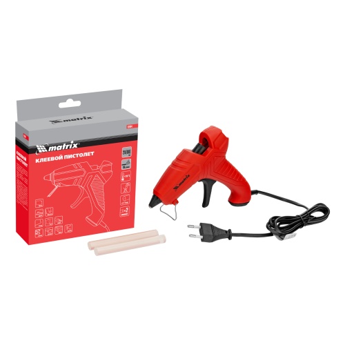 Клеевой пистолет, 11 мм, 25 (80) Вт, 16 г/мин Matrix купить в Москве с доставкой по всей России | ProtosMarket.ru