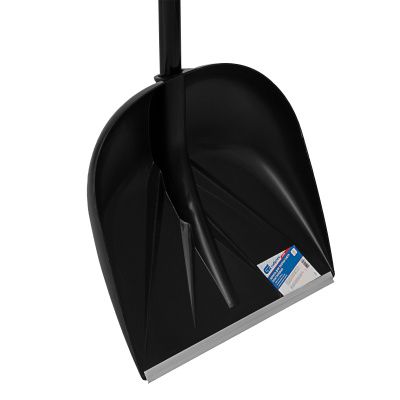 Лопата для уборки снега пластиковая, 385 х 410 х 1350 мм, алюминиевый черенок, Сибртех купить в Москве с доставкой по всей России | ProtosMarket.ru