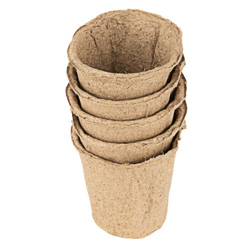 Горшочек для рассады, 60 х 60 мм, торфяной, 5 шт, купить в Москве с доставкой по всей России | ProtosMarket.ru