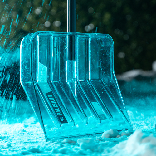 Лопата для уборки снега поликарбонат, 460х400х1400 мм, алюминиевый черенок, LUXE Palisad купить в Москве с доставкой по всей России | ProtosMarket.ru