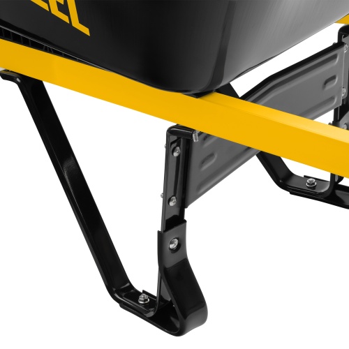 Тачка строительная, усиленная, объем 140 л, 250 кг, двухколесная, колесо 15х6.00-6// Denzel купить в Москве с доставкой по всей России | ProtosMarket.ru