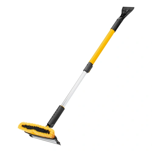 Щетка-сметка для снега со скребком, телескоп, поворотная голова, водосгон, 900-1200 мм Denzel купить в Москве с доставкой по всей России | ProtosMarket.ru