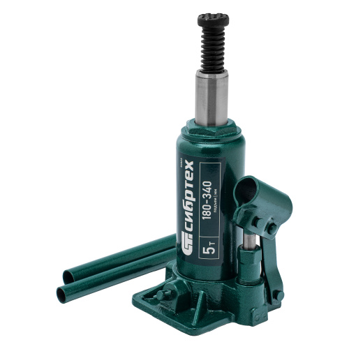 Домкрат гидравлический бутылочный, 5 т, 180-340 мм Сибртех купить в Москве с доставкой по всей России | ProtosMarket.ru