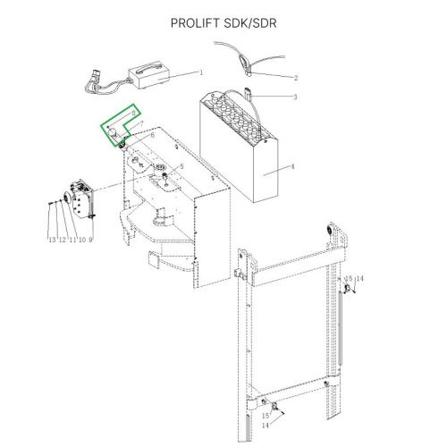Аварийный выключатель для штабелеров SDR/SDK и SPN, для тележек SK20 купить в Москве с доставкой по всей России | ProtosMarket.ru