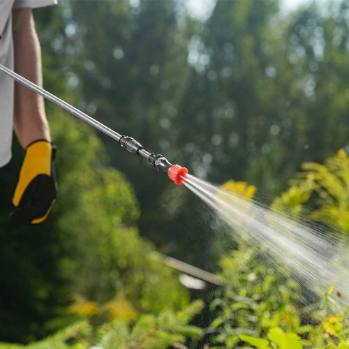 Опрыскиватель ранцевый аккумуляторный D-16LA, 16 л, 12 В, 8 Ач// Denzel купить в Москве с доставкой по всей России | ProtosMarket.ru