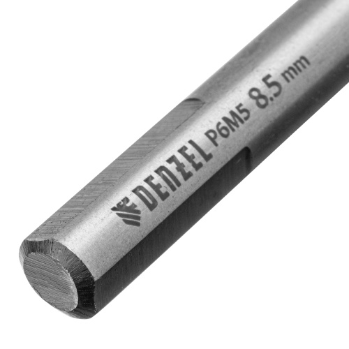 Сверло спиральное по металлу 8,5 x 117мм, Р6М5, Golden Tip, многогранная заточка Denzel купить в Москве с доставкой по всей России | ProtosMarket.ru