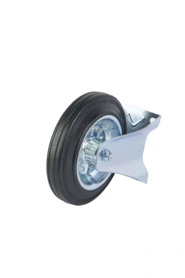 Колесо неповоротное усиленное резина FRC 80 200 мм купить в Москве с доставкой по всей России | ProtosMarket.ru