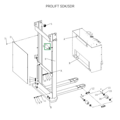 Датчик каретки вил для штабелеров SDR/SDK с FFL купить в Москве с доставкой по всей России | ProtosMarket.ru