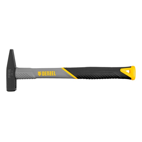 Молоток слесарный, 200 г, кованый, фибергласовая рукоятка c TPR покрытием Denzel купить в Москве с доставкой по всей России | ProtosMarket.ru
