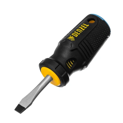 Отвертка, SL6x38 мм, S2, 3к рукоятка Denzel купить в Москве с доставкой по всей России | ProtosMarket.ru