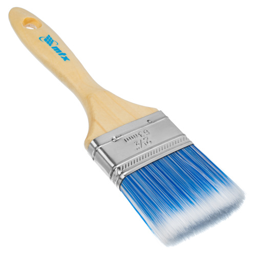 Кисть плоская "Евро" 2.5", искусственная щетина, деревянная ручка MTX купить в Москве с доставкой по всей России | ProtosMarket.ru