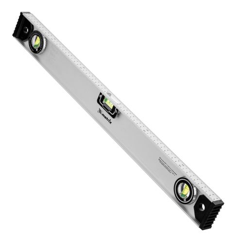 Уровень алюминиевый "Рельс", 600 мм, 3 глазка (1 поворотный) Matrix купить в Москве с доставкой по всей России | ProtosMarket.ru