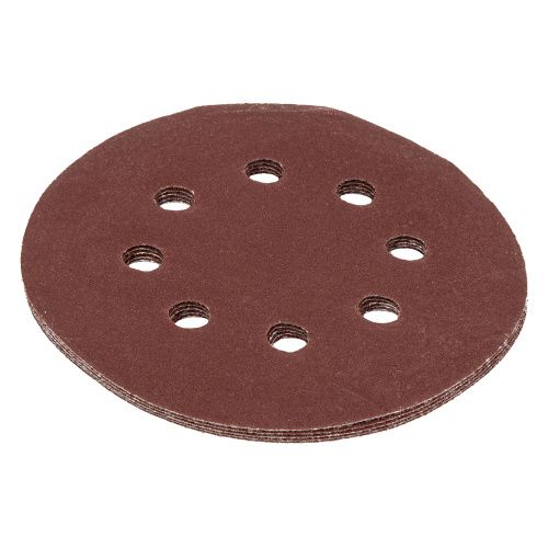 Круг абразивный на ворсовой подложке под "липучку", перфорированный, P 220, 125 мм, 5 шт Matrix купить в Москве с доставкой по всей России | ProtosMarket.ru