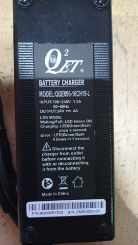 Зарядное устройство для тележек PPT15-2 24V/4А (Charger) по ценам производителя в Москве с доставкой по всей России