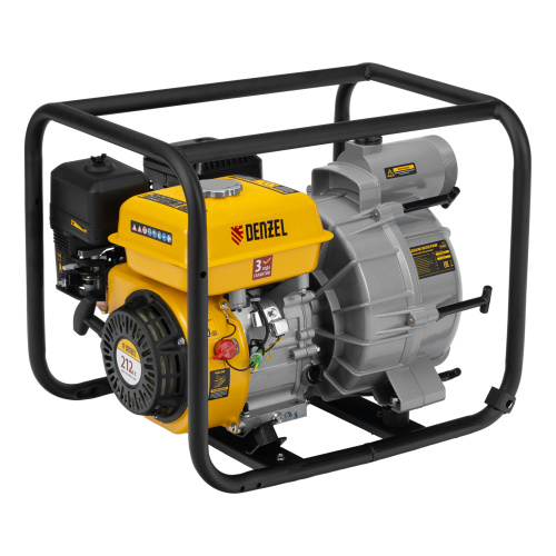 Мотопомпа бензиновая для грязной воды PX-80D7, 7 л.с., 3", 1300 л/мин, глуб 8 м,напор 30 м Denzel купить в Москве с доставкой по всей России | ProtosMarket.ru