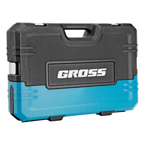 Набор инструментов, 1/2", 3/8", 1/4", CrV, 120 зубьев, 216 предметов Gross купить в Москве с доставкой по всей России | ProtosMarket.ru
