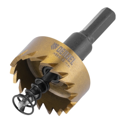 Коронка по металлу HSS, 32 мм, нитридтитановое покрытие Denzel купить в Москве с доставкой по всей России | ProtosMarket.ru