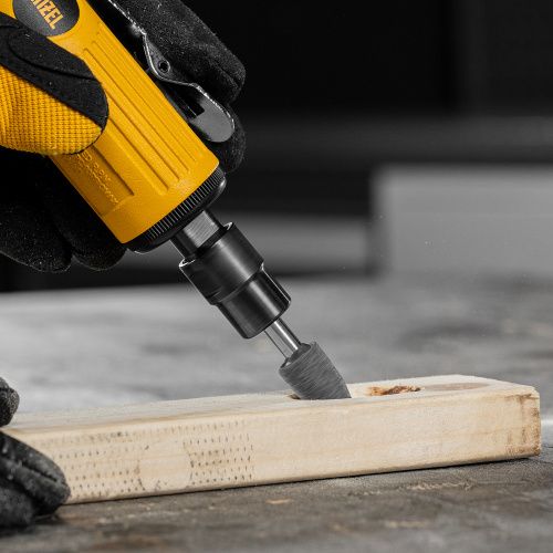 Пневмошлифмашина прямая PGS25000, 25000 об/мин, 10 шлиф. камней, цанга - 3, 6 мм, 113 л/мин Denzel купить в Москве с доставкой по всей России | ProtosMarket.ru