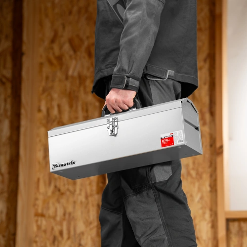 Ящик для инструмента, 484 х 154 х 165 мм, металлический Matrix купить в Москве с доставкой по всей России | ProtosMarket.ru