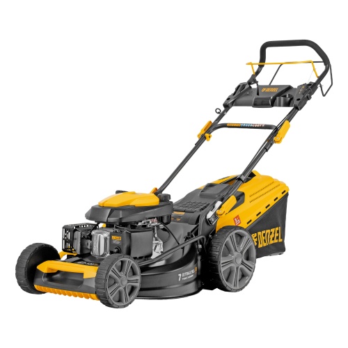 Газонокосилка бензиновая GLD-520SP, 196 куб.см, ширина 52 см, привод, 7 уровней,травосборник 60 л Denzel купить в Москве с доставкой по всей России | ProtosMarket.ru