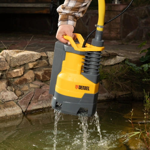 Дренажный насос DPХ450, 450 Вт, подъем 5 м, 9000 л/ч Denzel по ценам производителя в Москве с доставкой по всей России