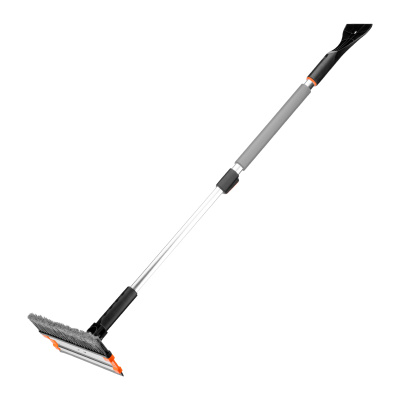 Щетка-сметка для снега со скребком и водосгоном, телескопическая, поворотная голова Stels купить в Москве с доставкой по всей России | ProtosMarket.ru