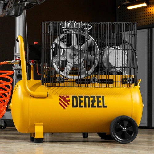 Компрессор воздушный BCI2300/50, ременный привод, 2.3 кВт, 50 литров, 400 л/мин Denzel по ценам производителя в Москве с доставкой по всей России