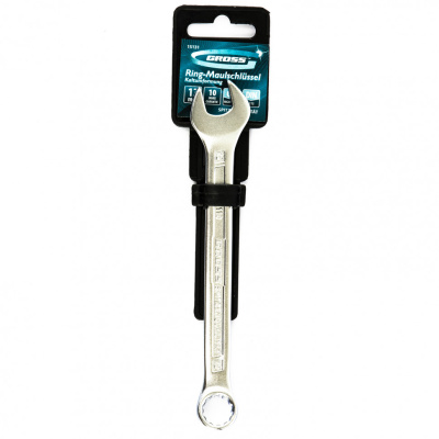 Ключ комбинированный 12 мм, CrV, холодный штамп Gross купить в Москве с доставкой по всей России | ProtosMarket.ru